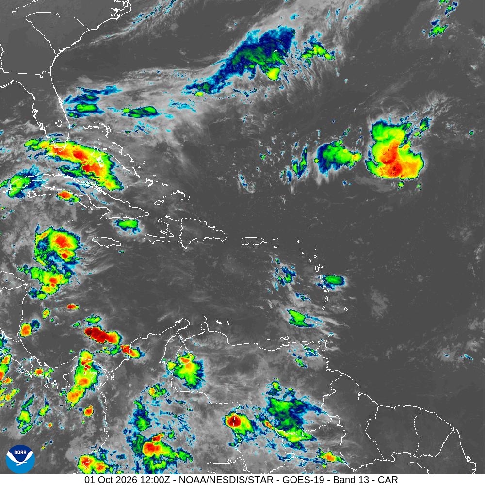 Indomet pronostica una mañana soleada y aguaceros locales durante la tarde de este jueves