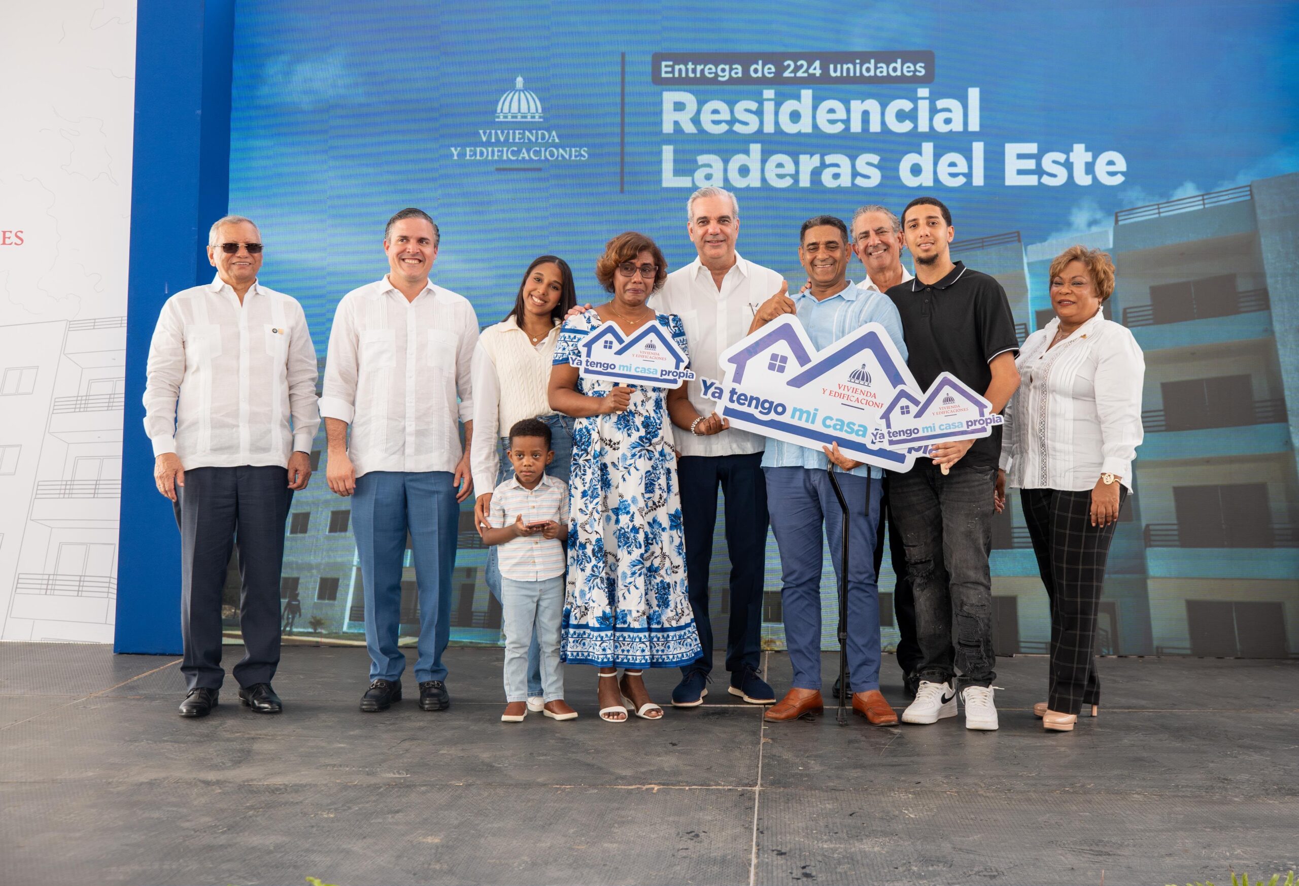 Banreservas financia 197 apartamentos de los 224   entregados por el presidente Abinader en Laderas del Este